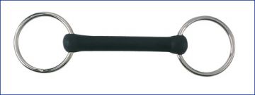 Loose Ring Snaffle With Rubber Mouth