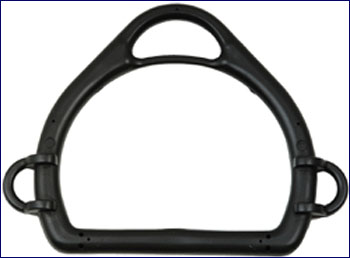 Equibit Polyurethane Anti-Rearing Bit, for Adult Race Horse