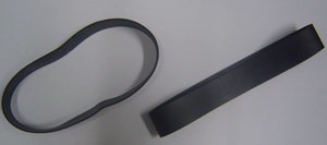 USA Black Helmet Rubber Bands, 6 pack