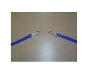 6' Nylon Stall Ties, Pair with clips