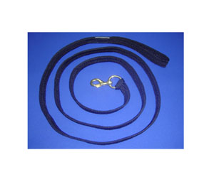 8' Braided Nylon Lead with Single Brass Clip