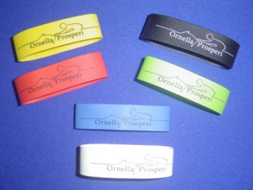 Wrist Rubber Bands, Set of 6 Pair, Coloured, Ornella Prosperi