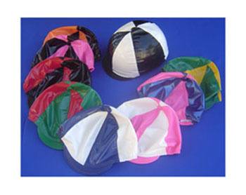 Pepperwear USA, Shiny Vinyl Race & Track Cap, Quartered