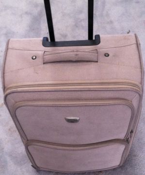 Second Hand Cream Coloured Gear Bag with wheels