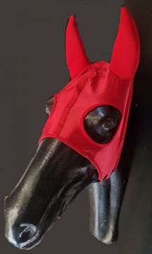 Earmuffs, Red Lycra with Neoprene Ears Zilco