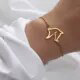 Bracelet, Horse Head - Gold Plated SS