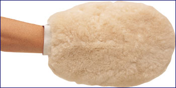 Sheepskin Polishing Mitt