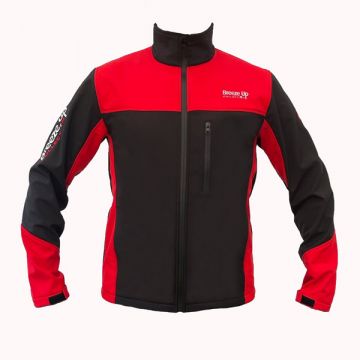 Breeze Up, Furlong, Soft Shell Jacket - Red/Black